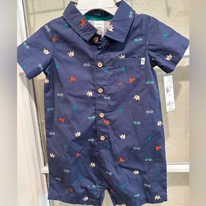 Carter’s baby boy romper; 24 mos